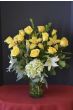 Mellow Yellow Roses and Orchids