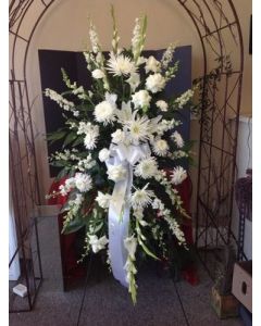 Funeral Flowers Standing Easel of Peace