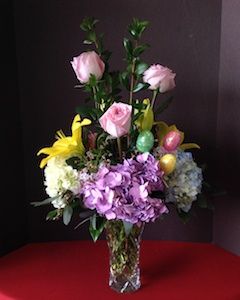 Easter Egg Flowers with Hydrangea