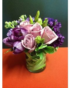 Purple Flowers with Lavender Roses called Lavender Breeze