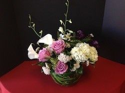 Roses and Calla Lilies