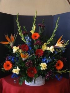 Basket of Love Funeral Flowers